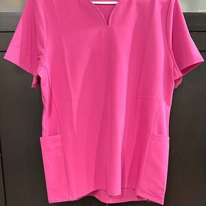 Chic Fuchsia Short Sleeve Women's Top